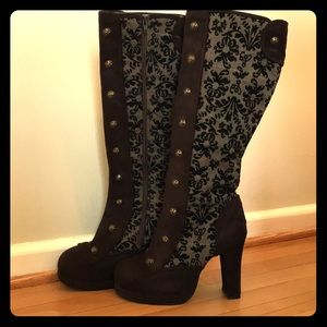 Demonia Steampunk Boots NWOT